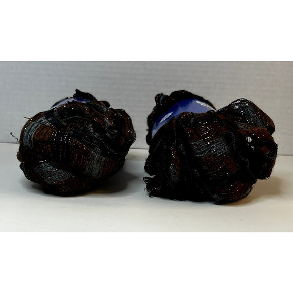 NEW Estelle Yarns Frill Seeker Stargazer (2) Ruffle Ribbon Brown Silver Black - Picture 7 of 7